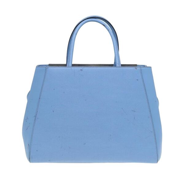 FENDI Hand Bag Leather Blue - Picture 3 of 14